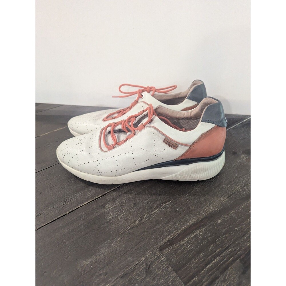 Womens Pikolinos Leather Sneakers Sz‎ 42 Quiet Luxury $250 New